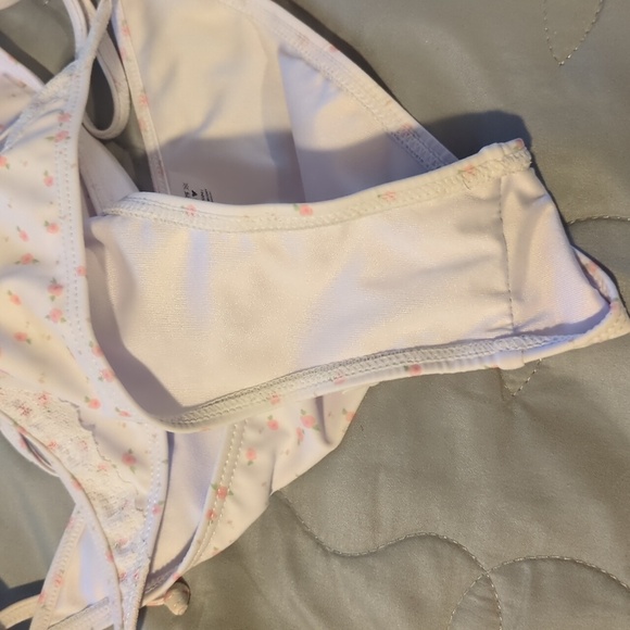 2/$25-Skinny Dip BabyDoll Tilley Lace Floral Bikini Size Small - Picture 6 of 6